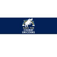 SAVE THE CHUBBY UNICORNS Bumper Sticker