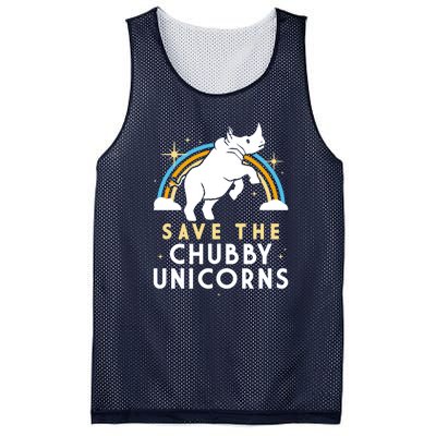 SAVE THE CHUBBY UNICORNS Mesh Reversible Basketball Jersey Tank