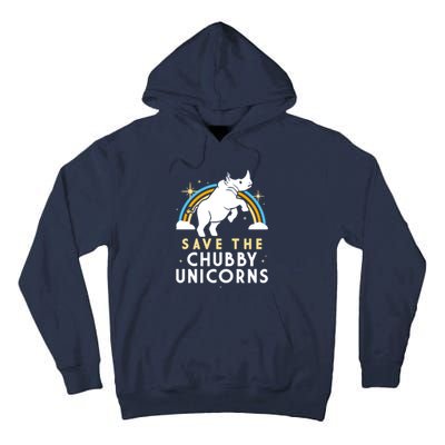 SAVE THE CHUBBY UNICORNS Tall Hoodie