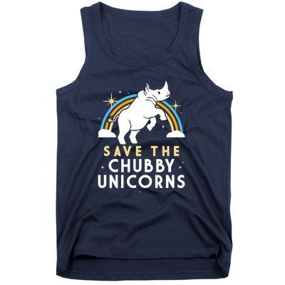 SAVE THE CHUBBY UNICORNS Tank Top