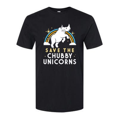 SAVE THE CHUBBY UNICORNS Softstyle CVC T-Shirt