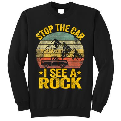 Stop The Car I See A Rock Collector Geology Funny Geologist Sweatshirt