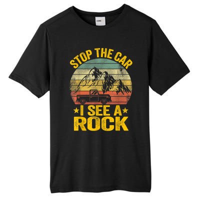 Stop The Car I See A Rock Collector Geology Funny Geologist Tall Fusion ChromaSoft Performance T-Shirt