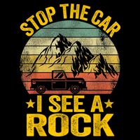 Stop The Car I See A Rock Collector Geology Funny Geologist Visor