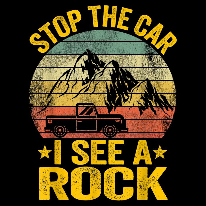 Stop The Car I See A Rock Collector Geology Funny Geologist Visor