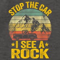 Stop The Car I See A Rock Collector Geology Funny Geologist Vector Backpack