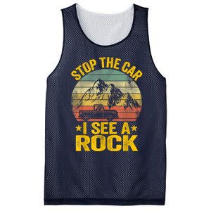 Stop The Car I See A Rock Collector Geology Funny Geologist Mesh Reversible Basketball Jersey Tank