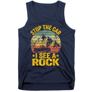 Stop The Car I See A Rock Collector Geology Funny Geologist Tank Top