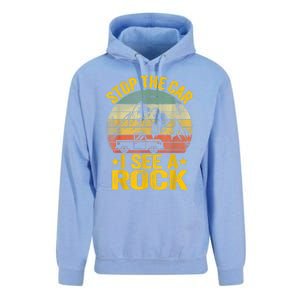 Stop The Car I See A Rock Collector Geology Funny Geologist Unisex Surf Hoodie