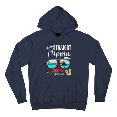 Straight Trippin Couples Trip 2024 Beach Summer Vacation Hoodie