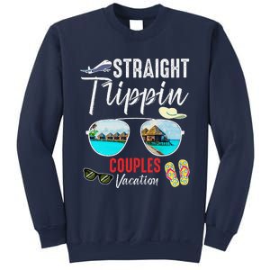 Straight Trippin Couples Trip 2024 Beach Summer Vacation Sweatshirt