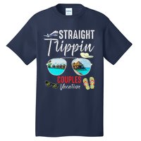 Straight Trippin Couples Trip 2024 Beach Summer Vacation Tall T-Shirt