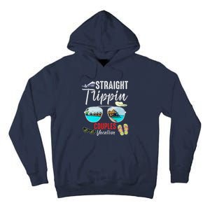 Straight Trippin Couples Trip 2024 Beach Summer Vacation Tall Hoodie