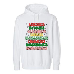 Sped Teacher Christmas Sped Laminate Advocate Caffeinate Garment-Dyed Fleece Hoodie