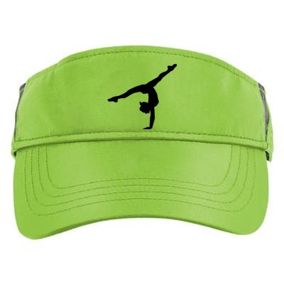 Silhouette Tumbling Cheer Gymnastics Gymnast Acrobatics Fan Gift Adult Drive Performance Visor