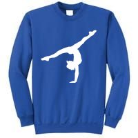 Silhouette Tumbling Cheer Gymnastics Gymnast Acrobatics Fan Gift Sweatshirt