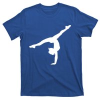 Silhouette Tumbling Cheer Gymnastics Gymnast Acrobatics Fan Gift T-Shirt