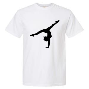 Silhouette Tumbling Cheer Gymnastics Gymnast Acrobatics Fan Gift Garment-Dyed Heavyweight T-Shirt