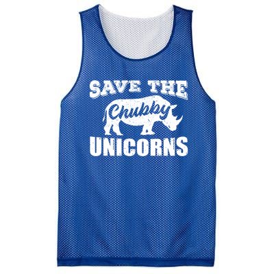 Save The Chubby Unicorns Rhino Lovers Rhinoceros Gift Mesh Reversible Basketball Jersey Tank