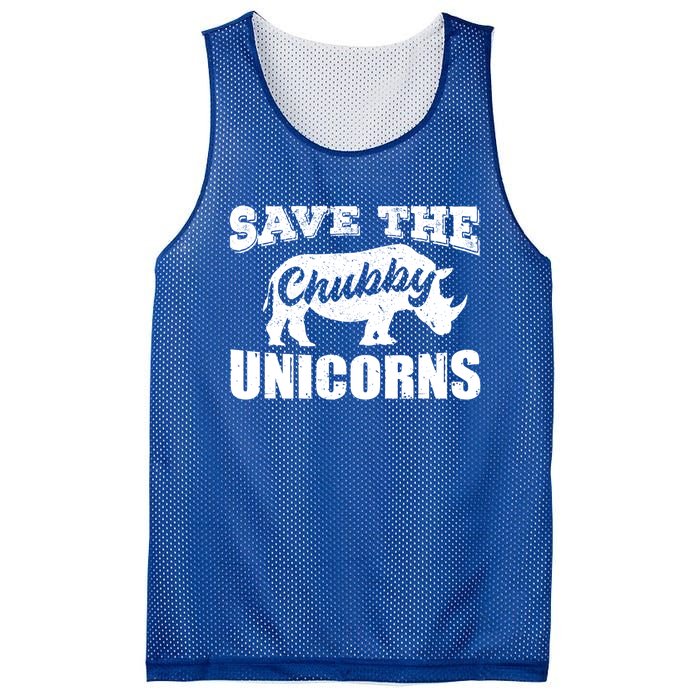 Save The Chubby Unicorns Rhino Lovers Rhinoceros Gift Mesh Reversible Basketball Jersey Tank