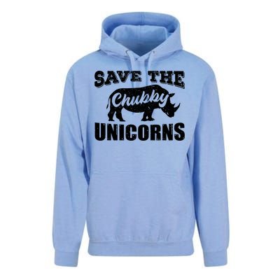 Save The Chubby Unicorns Rhino Lovers Rhinoceros Gift Unisex Surf Hoodie