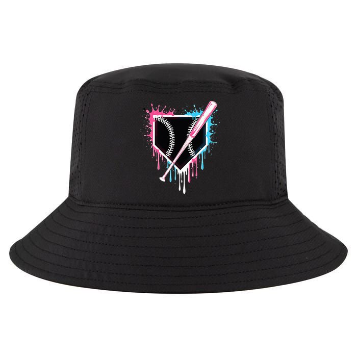 Sport Team Cool B.A.S.E.B.A.L.L Home Plate Drip With Sprinkles Drip Cool Comfort Performance Bucket Hat