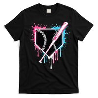 Sport Team Cool B.A.S.E.B.A.L.L Home Plate Drip With Sprinkles Drip T-Shirt