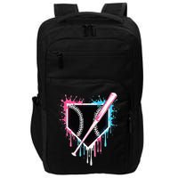 Sport Team Cool B.A.S.E.B.A.L.L Home Plate Drip With Sprinkles Drip Impact Tech Backpack