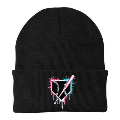 Sport Team Cool B.A.S.E.B.A.L.L Home Plate Drip With Sprinkles Drip Beanie