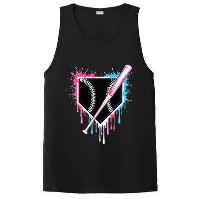 Sport Team Cool B.A.S.E.B.A.L.L Home Plate Drip With Sprinkles Drip PosiCharge Competitor Tank