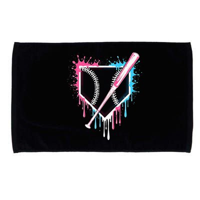 Sport Team Cool B.A.S.E.B.A.L.L Home Plate Drip With Sprinkles Drip Microfiber Hand Towel