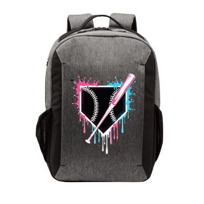 Sport Team Cool B.A.S.E.B.A.L.L Home Plate Drip With Sprinkles Drip Vector Backpack
