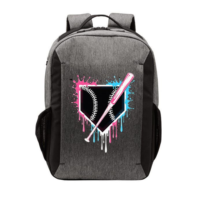 Sport Team Cool B.A.S.E.B.A.L.L Home Plate Drip With Sprinkles Drip Vector Backpack
