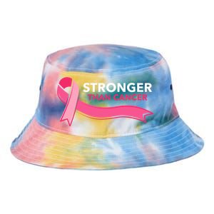 Stronger Than Cancer Pink Ribbon Tie Dye Newport Bucket Hat