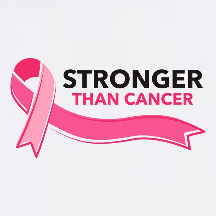 Stronger Than Cancer Pink Ribbon T-Shirt