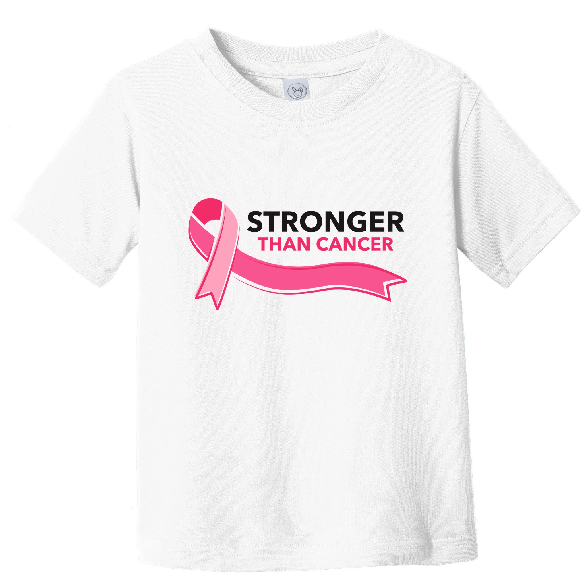 Stronger Than Cancer Pink Ribbon Toddler T-Shirt