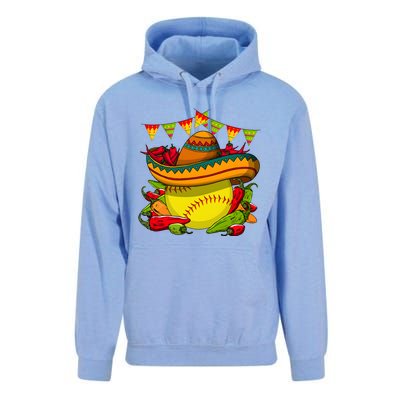 Softball Team Cinco De Mayo Tacos And Softball Unisex Surf Hoodie