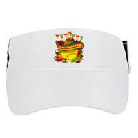 Softball Team Cinco De Mayo Tacos And Softball Adult Drive Performance Visor