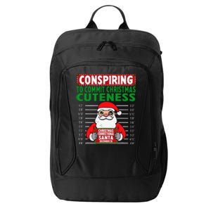 Santa To Commit Christmas Cuteness North Pole Correctional City Backpack