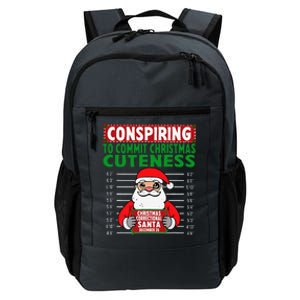 Santa To Commit Christmas Cuteness North Pole Correctional Daily Commute Backpack