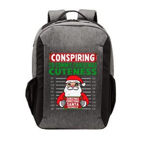 Santa To Commit Christmas Cuteness North Pole Correctional Vector Backpack