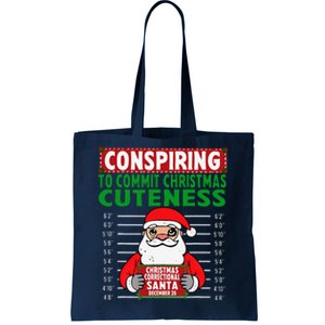 Santa To Commit Christmas Cuteness North Pole Correctional Tote Bag