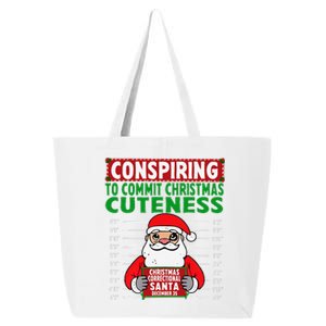 Santa To Commit Christmas Cuteness North Pole Correctional 25L Jumbo Tote