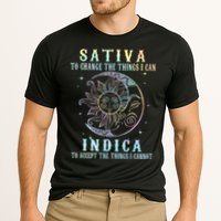 Sativa To Change The Things I Can Indica Cannabis W Tie Dye Cooling Performance Crew T-Shirt