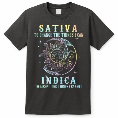 Sativa To Change The Things I Can Indica Cannabis W Tie Dye T-Shirt