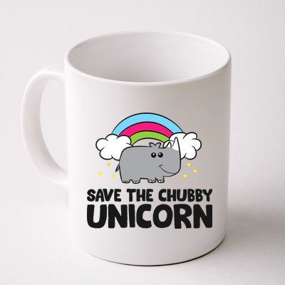 Save The Chubby Unicorn Love Rhinos Mug