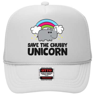 Save The Chubby Unicorn Love Rhinos Trucker Hat