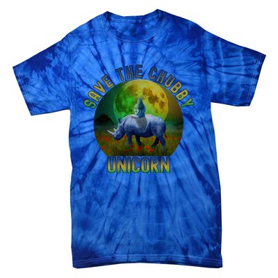 Save The Chubby Unicorn Funny Rhino Chubby Unicorns Gift Tie-Dye T-Shirt