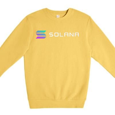 Solana Token, Crypto, DeFi, Crypto Exchange, Solana Crypto Premium Crewneck Sweatshirt