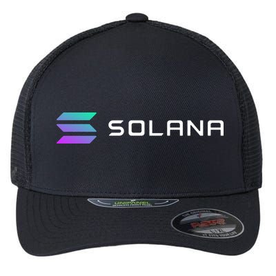 Solana Token, Crypto, DeFi, Crypto Exchange, Solana Crypto Flexfit Unipanel Trucker Cap